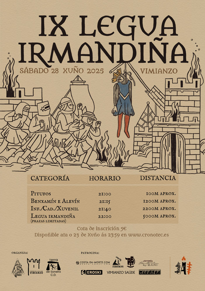 2025_Cartel_Legua_Irmandina IX Legua Irmandiña 2025